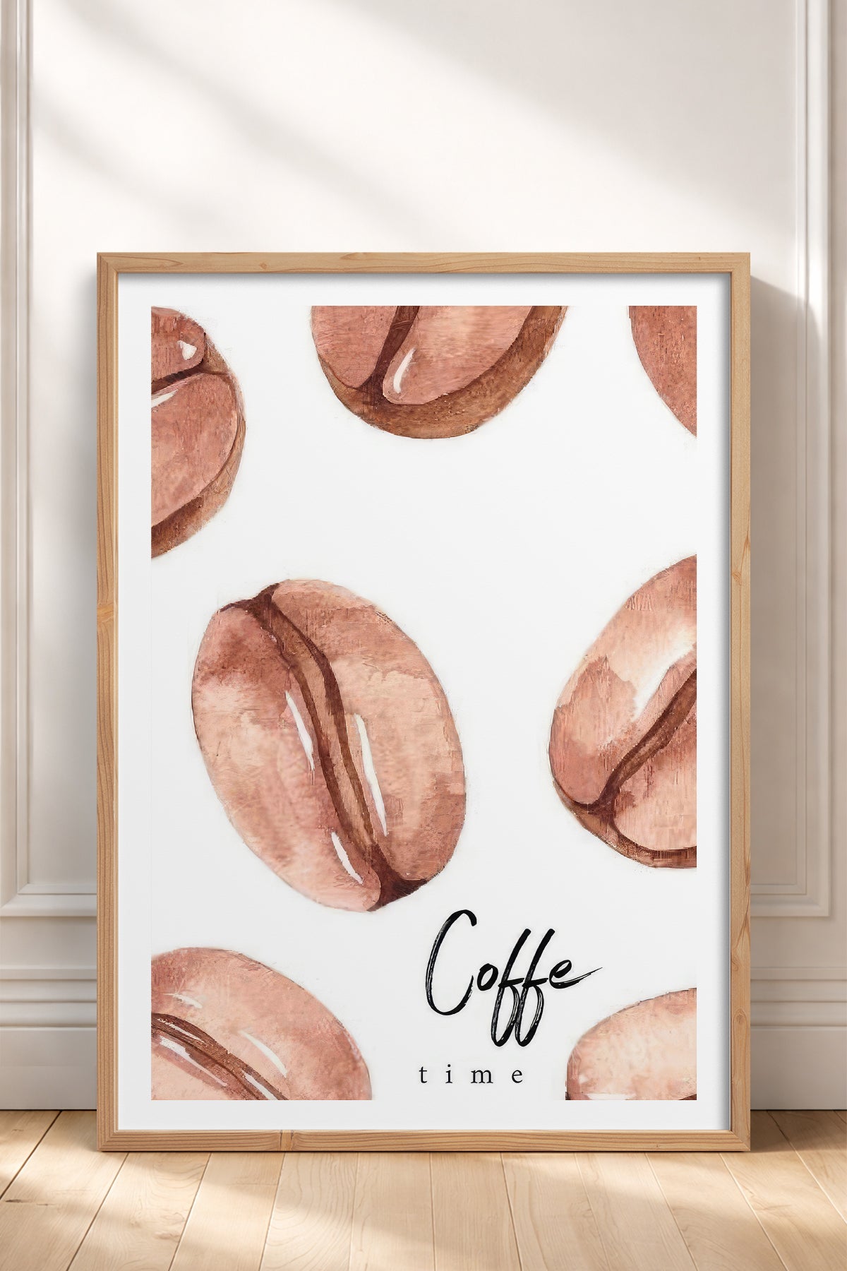 HOMEPACK Ahşap Çerçeveli Tablo Çerçeveli Poster Sanatsal Modern Duvar Dekoru TK-791