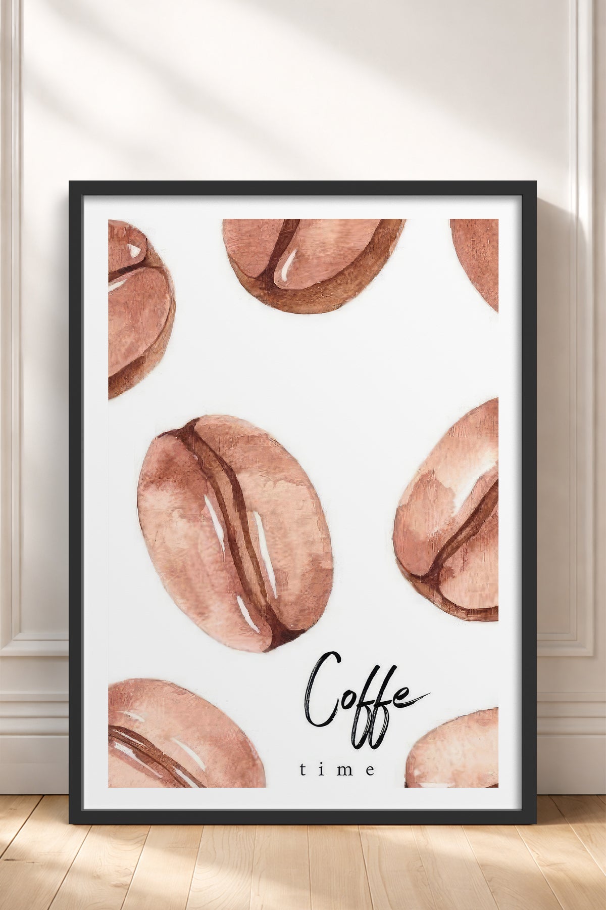 HOMEPACK Ahşap Çerçeveli Tablo Çerçeveli Poster Sanatsal Modern Duvar Dekoru TK-791