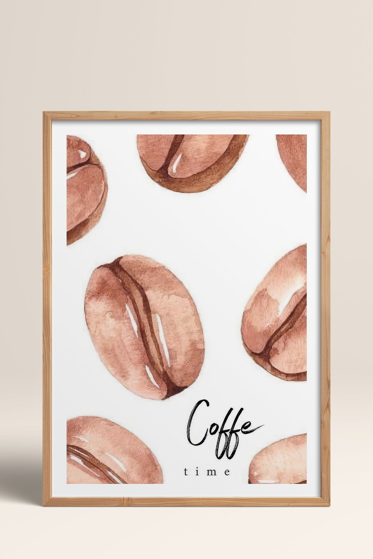 HOMEPACK Ahşap Çerçeveli Tablo Çerçeveli Poster Sanatsal Modern Duvar Dekoru TK-791