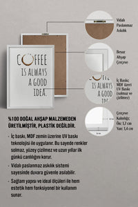 HOMEPACK Ahşap Çerçeveli Tablo Çerçeveli Poster Sanatsal Modern Duvar Dekoru TK-792