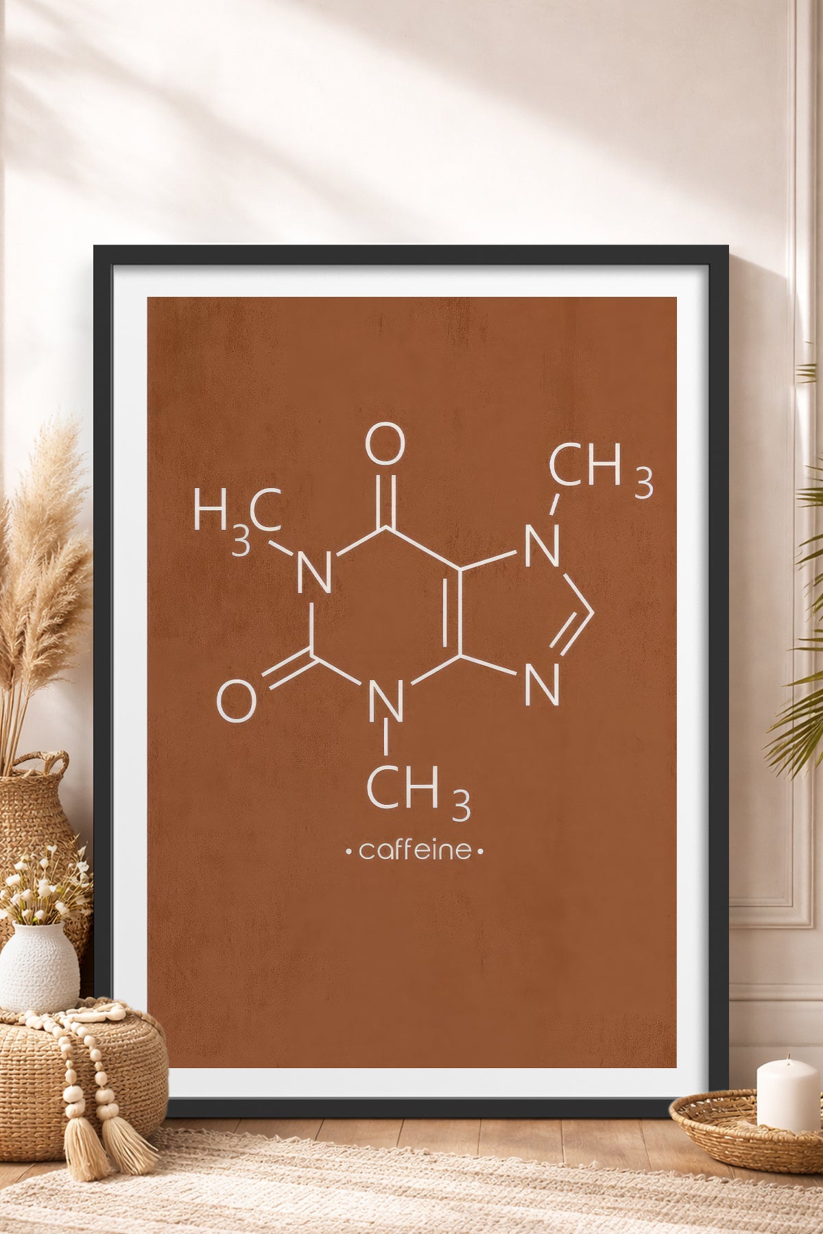 HOMEPACK Ahşap Çerçeveli Tablo Çerçeveli Poster Sanatsal Modern Duvar Dekoru TK-794