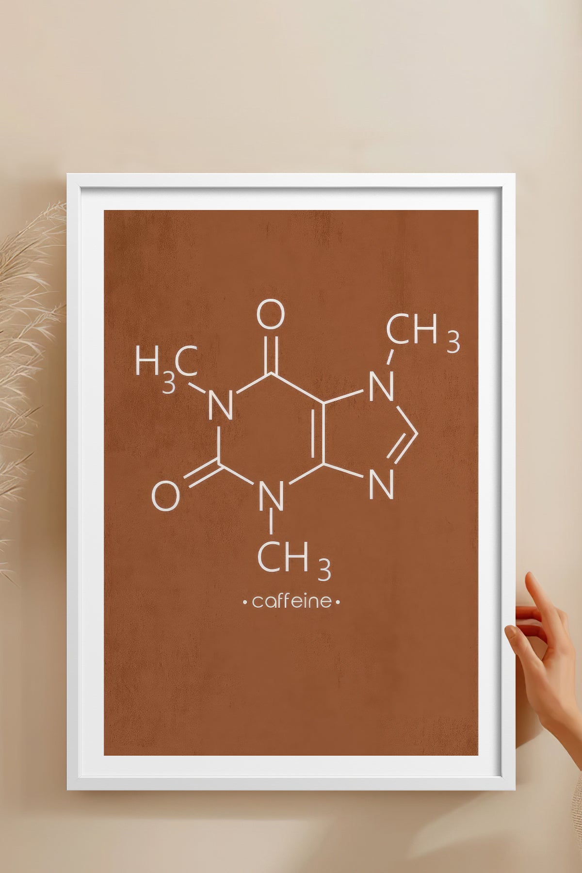 HOMEPACK Ahşap Çerçeveli Tablo Çerçeveli Poster Sanatsal Modern Duvar Dekoru TK-794
