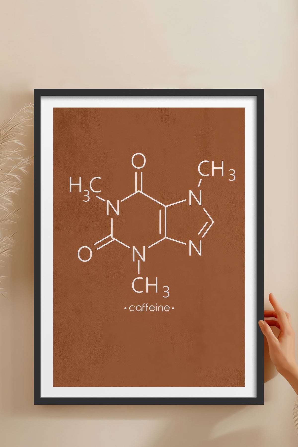 HOMEPACK Ahşap Çerçeveli Tablo Çerçeveli Poster Sanatsal Modern Duvar Dekoru TK-794