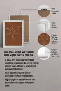 HOMEPACK Ahşap Çerçeveli Tablo Çerçeveli Poster Sanatsal Modern Duvar Dekoru TK-794