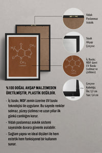 HOMEPACK Ahşap Çerçeveli Tablo Çerçeveli Poster Sanatsal Modern Duvar Dekoru TK-794