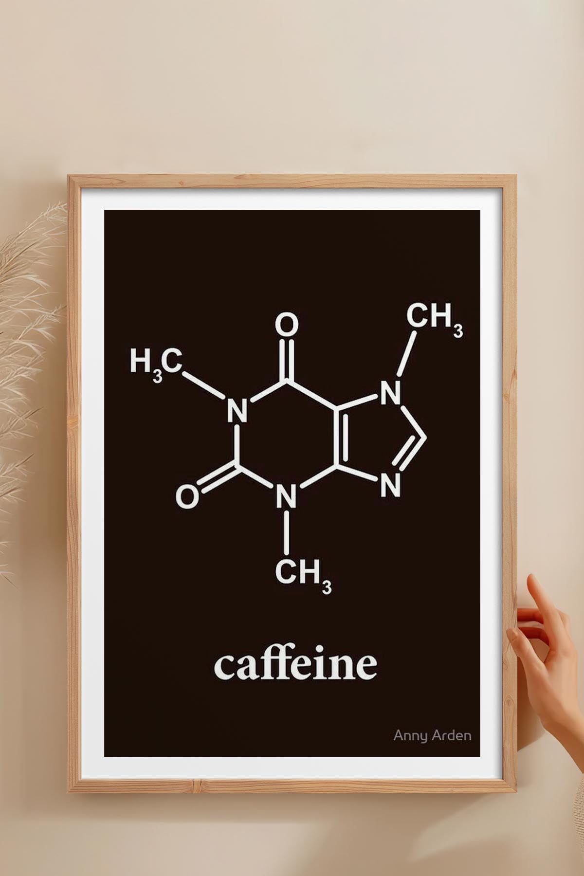 HOMEPACK Ahşap Çerçeveli Tablo Çerçeveli Poster Sanatsal Modern Duvar Dekoru TK-795