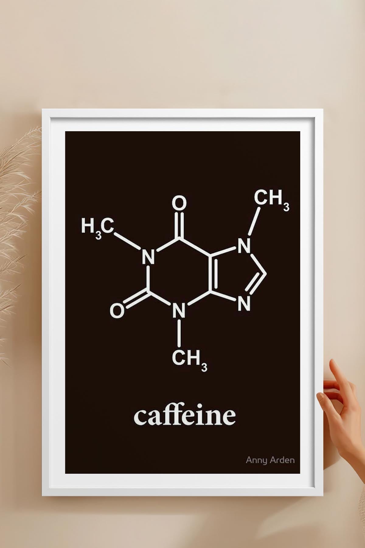 HOMEPACK Ahşap Çerçeveli Tablo Çerçeveli Poster Sanatsal Modern Duvar Dekoru TK-795