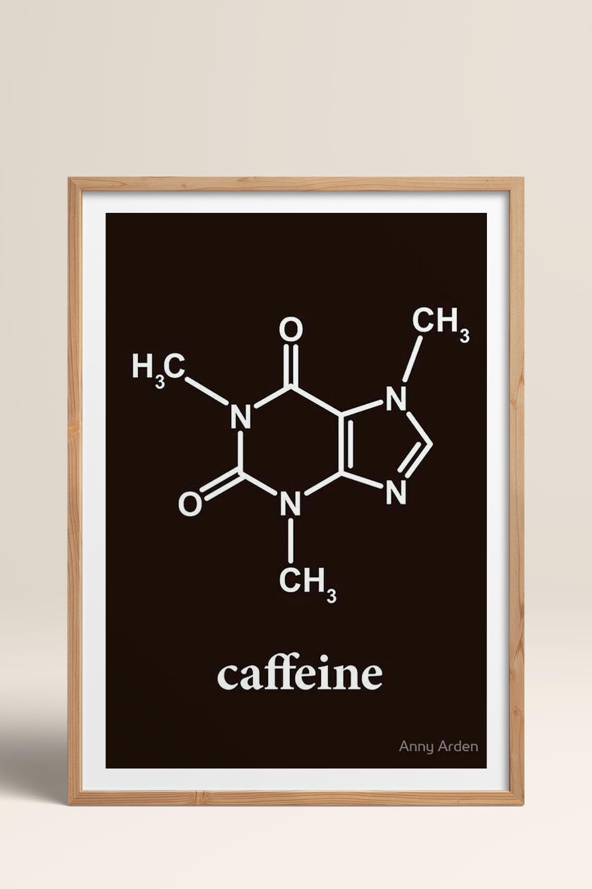 HOMEPACK Ahşap Çerçeveli Tablo Çerçeveli Poster Sanatsal Modern Duvar Dekoru TK-795