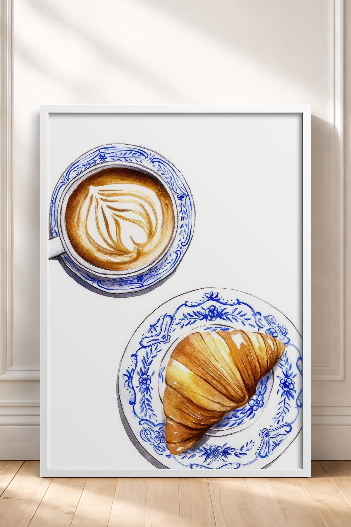 HOMEPACK Ahşap Çerçeveli Tablo Çerçeveli Poster Sanatsal Modern Duvar Dekoru TK-796