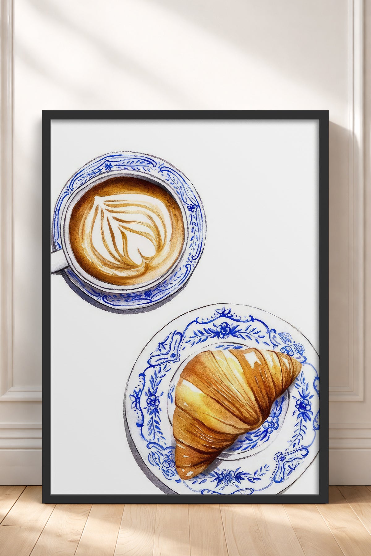 HOMEPACK Ahşap Çerçeveli Tablo Çerçeveli Poster Sanatsal Modern Duvar Dekoru TK-796