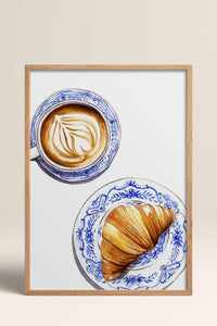 HOMEPACK Ahşap Çerçeveli Tablo Çerçeveli Poster Sanatsal Modern Duvar Dekoru TK-796