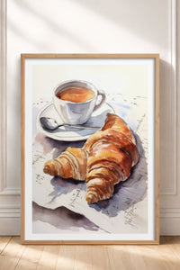 HOMEPACK Ahşap Çerçeveli Tablo Çerçeveli Poster Sanatsal Modern Duvar Dekoru TK-797