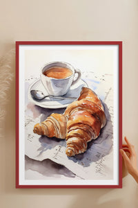 HOMEPACK Ahşap Çerçeveli Tablo Çerçeveli Poster Sanatsal Modern Duvar Dekoru TK-797