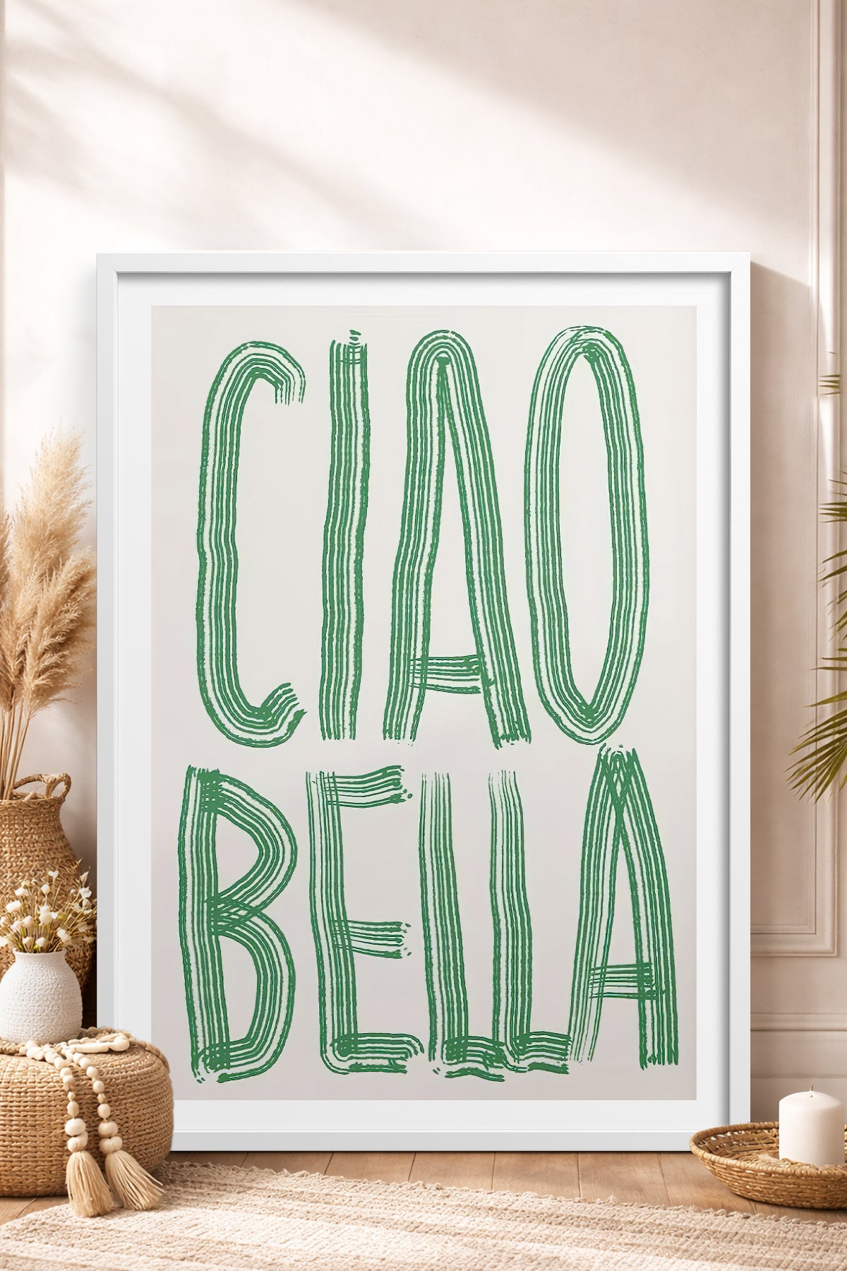 HOMEPACK Ahşap Çerçeveli Tablo Çerçeveli Poster Sanatsal Modern Duvar Dekoru TK-800