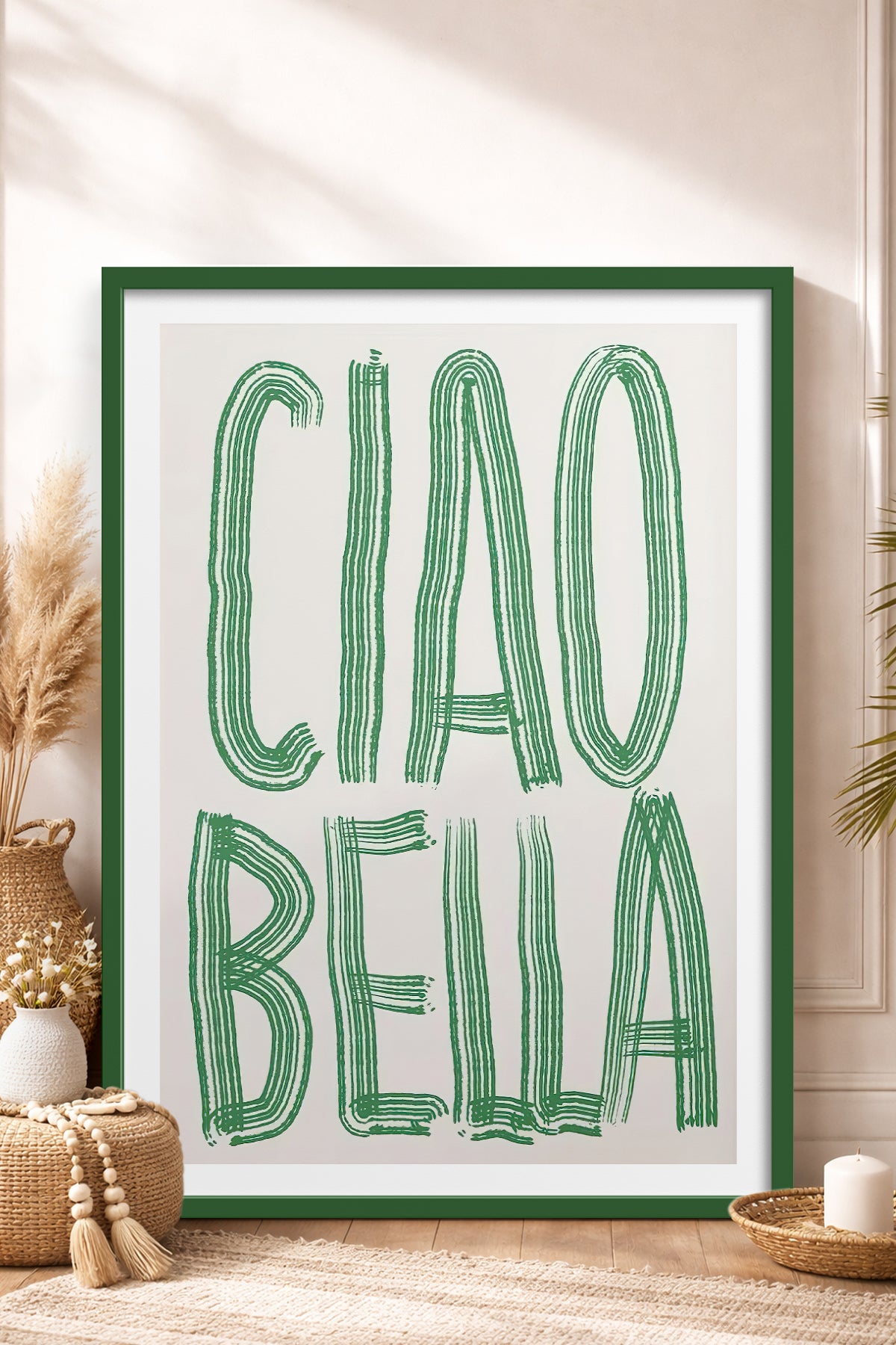 HOMEPACK Ahşap Çerçeveli Tablo Çerçeveli Poster Sanatsal Modern Duvar Dekoru TK-800