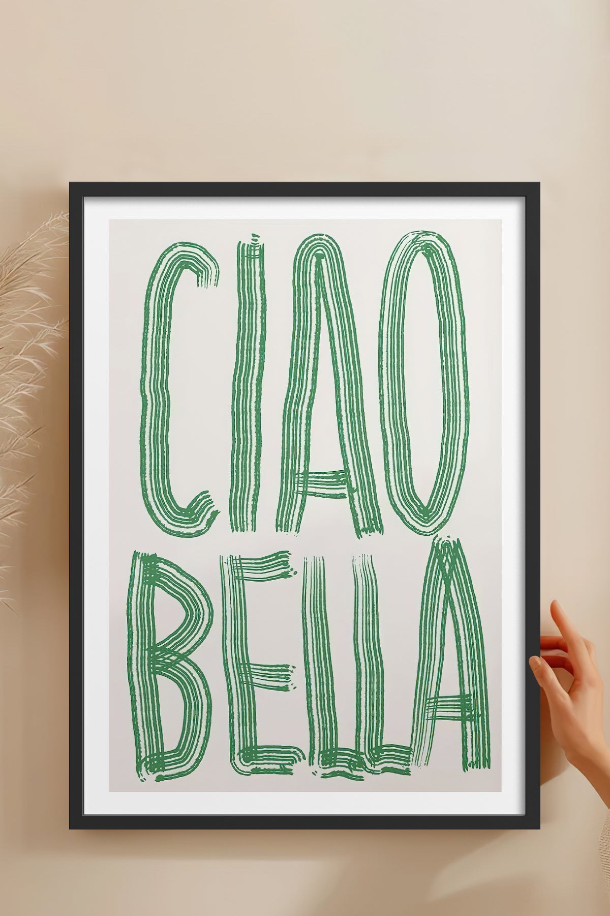 HOMEPACK Ahşap Çerçeveli Tablo Çerçeveli Poster Sanatsal Modern Duvar Dekoru TK-800