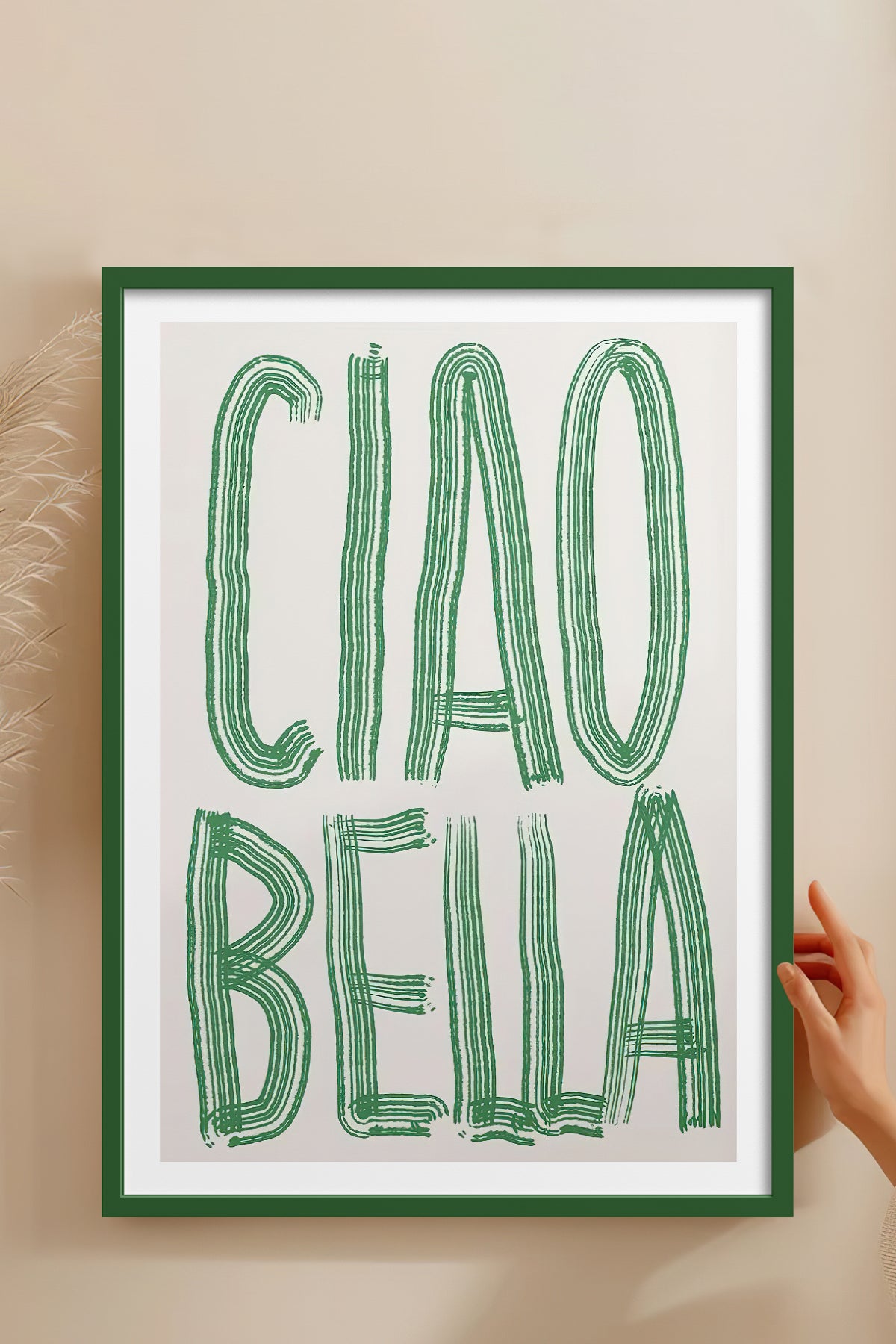HOMEPACK Ahşap Çerçeveli Tablo Çerçeveli Poster Sanatsal Modern Duvar Dekoru TK-800