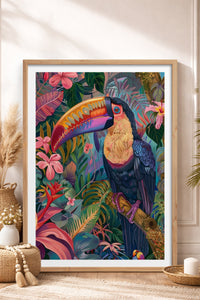 HOMEPACK Ahşap Çerçeveli Tablo Çerçeveli Poster Sanatsal Modern Duvar Dekoru TK-803