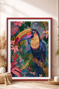 HOMEPACK Ahşap Çerçeveli Tablo Çerçeveli Poster Sanatsal Modern Duvar Dekoru TK-803