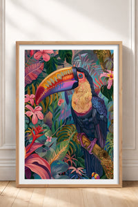 HOMEPACK Ahşap Çerçeveli Tablo Çerçeveli Poster Sanatsal Modern Duvar Dekoru TK-803