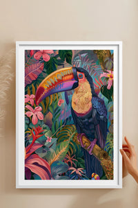 HOMEPACK Ahşap Çerçeveli Tablo Çerçeveli Poster Sanatsal Modern Duvar Dekoru TK-803