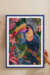 HOMEPACK Ahşap Çerçeveli Tablo Çerçeveli Poster Sanatsal Modern Duvar Dekoru TK-803