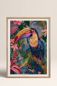 HOMEPACK Ahşap Çerçeveli Tablo Çerçeveli Poster Sanatsal Modern Duvar Dekoru TK-803