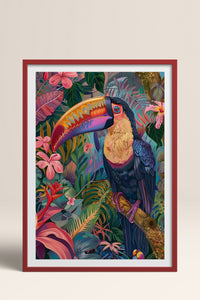 HOMEPACK Ahşap Çerçeveli Tablo Çerçeveli Poster Sanatsal Modern Duvar Dekoru TK-803