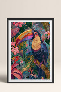 HOMEPACK Ahşap Çerçeveli Tablo Çerçeveli Poster Sanatsal Modern Duvar Dekoru TK-803