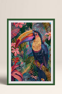 HOMEPACK Ahşap Çerçeveli Tablo Çerçeveli Poster Sanatsal Modern Duvar Dekoru TK-803