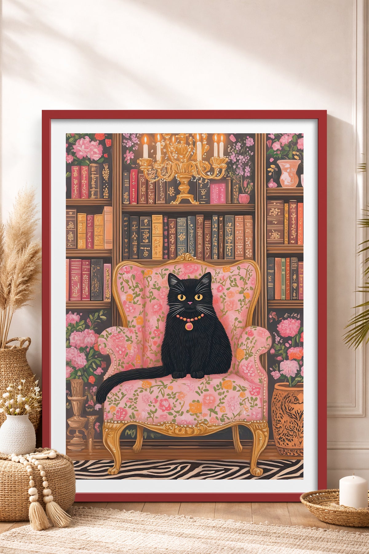 HOMEPACK Ahşap Çerçeveli Tablo Çerçeveli Poster Sanatsal Modern Duvar Dekoru tk-806