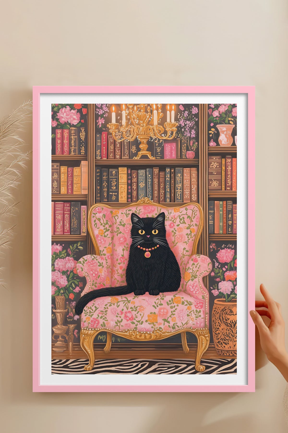 HOMEPACK Ahşap Çerçeveli Tablo Çerçeveli Poster Sanatsal Modern Duvar Dekoru tk-806