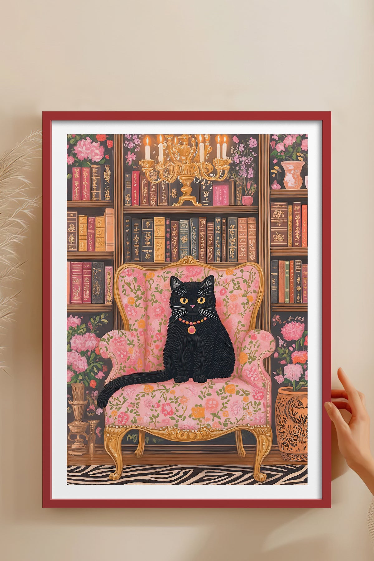 HOMEPACK Ahşap Çerçeveli Tablo Çerçeveli Poster Sanatsal Modern Duvar Dekoru tk-806