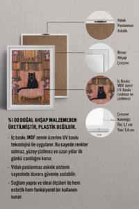 HOMEPACK Ahşap Çerçeveli Tablo Çerçeveli Poster Sanatsal Modern Duvar Dekoru tk-806