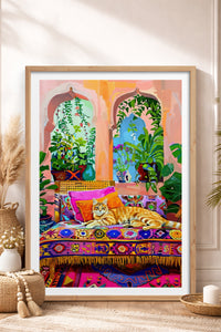 HOMEPACK Ahşap Çerçeveli Tablo Çerçeveli Poster Sanatsal Modern Duvar Dekoru TK-807