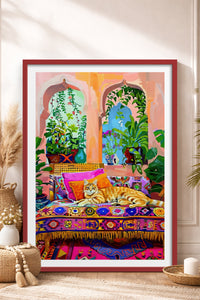 HOMEPACK Ahşap Çerçeveli Tablo Çerçeveli Poster Sanatsal Modern Duvar Dekoru TK-807