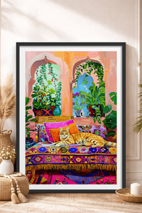 HOMEPACK Ahşap Çerçeveli Tablo Çerçeveli Poster Sanatsal Modern Duvar Dekoru TK-807