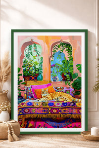 HOMEPACK Ahşap Çerçeveli Tablo Çerçeveli Poster Sanatsal Modern Duvar Dekoru TK-807
