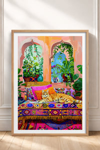 HOMEPACK Ahşap Çerçeveli Tablo Çerçeveli Poster Sanatsal Modern Duvar Dekoru TK-807
