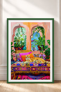 HOMEPACK Ahşap Çerçeveli Tablo Çerçeveli Poster Sanatsal Modern Duvar Dekoru TK-807