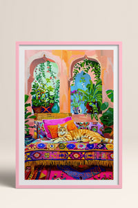 HOMEPACK Ahşap Çerçeveli Tablo Çerçeveli Poster Sanatsal Modern Duvar Dekoru TK-807