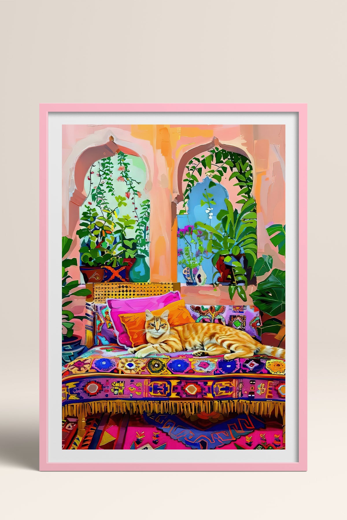 HOMEPACK Ahşap Çerçeveli Tablo Çerçeveli Poster Sanatsal Modern Duvar Dekoru TK-807