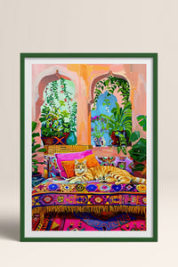 HOMEPACK Ahşap Çerçeveli Tablo Çerçeveli Poster Sanatsal Modern Duvar Dekoru TK-807