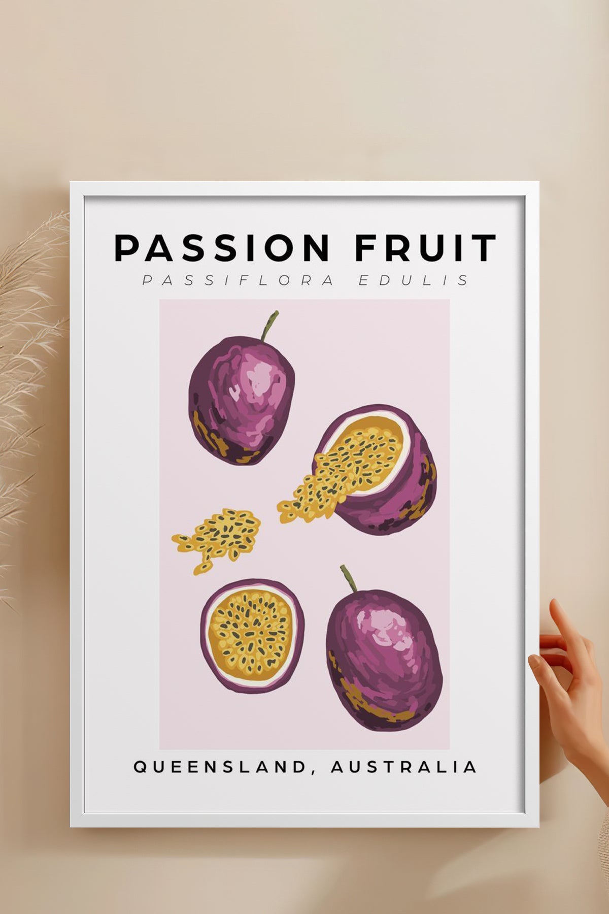HOMEPACK Ahşap Çerçeveli Tablo Çerçeveli Poster Sanatsal Modern Duvar Dekoru TK-808