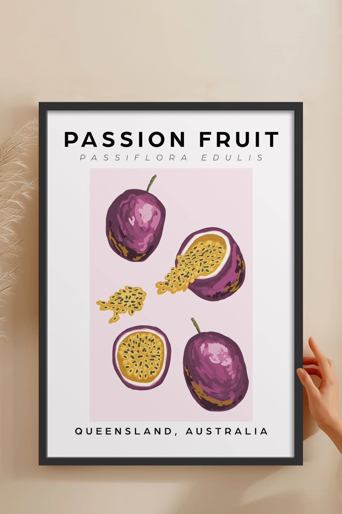 HOMEPACK Ahşap Çerçeveli Tablo Çerçeveli Poster Sanatsal Modern Duvar Dekoru TK-808