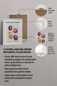 HOMEPACK Ahşap Çerçeveli Tablo Çerçeveli Poster Sanatsal Modern Duvar Dekoru TK-808