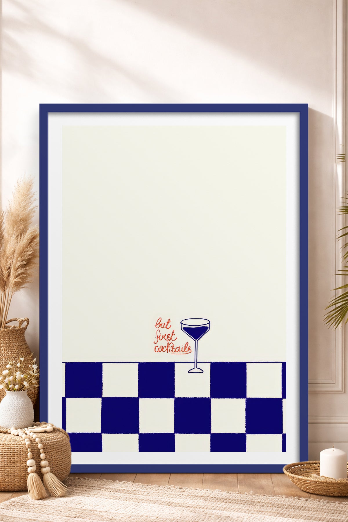 HOMEPACK Ahşap Çerçeveli Tablo Çerçeveli Poster Sanatsal Modern Duvar Dekoru TK-809