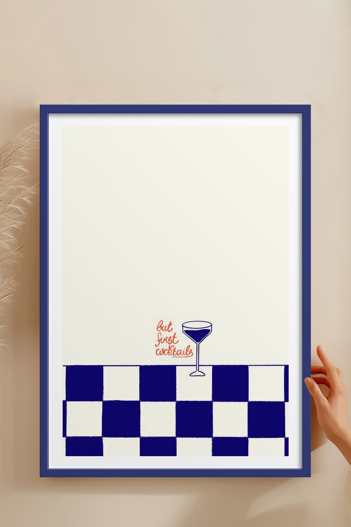 HOMEPACK Ahşap Çerçeveli Tablo Çerçeveli Poster Sanatsal Modern Duvar Dekoru TK-809