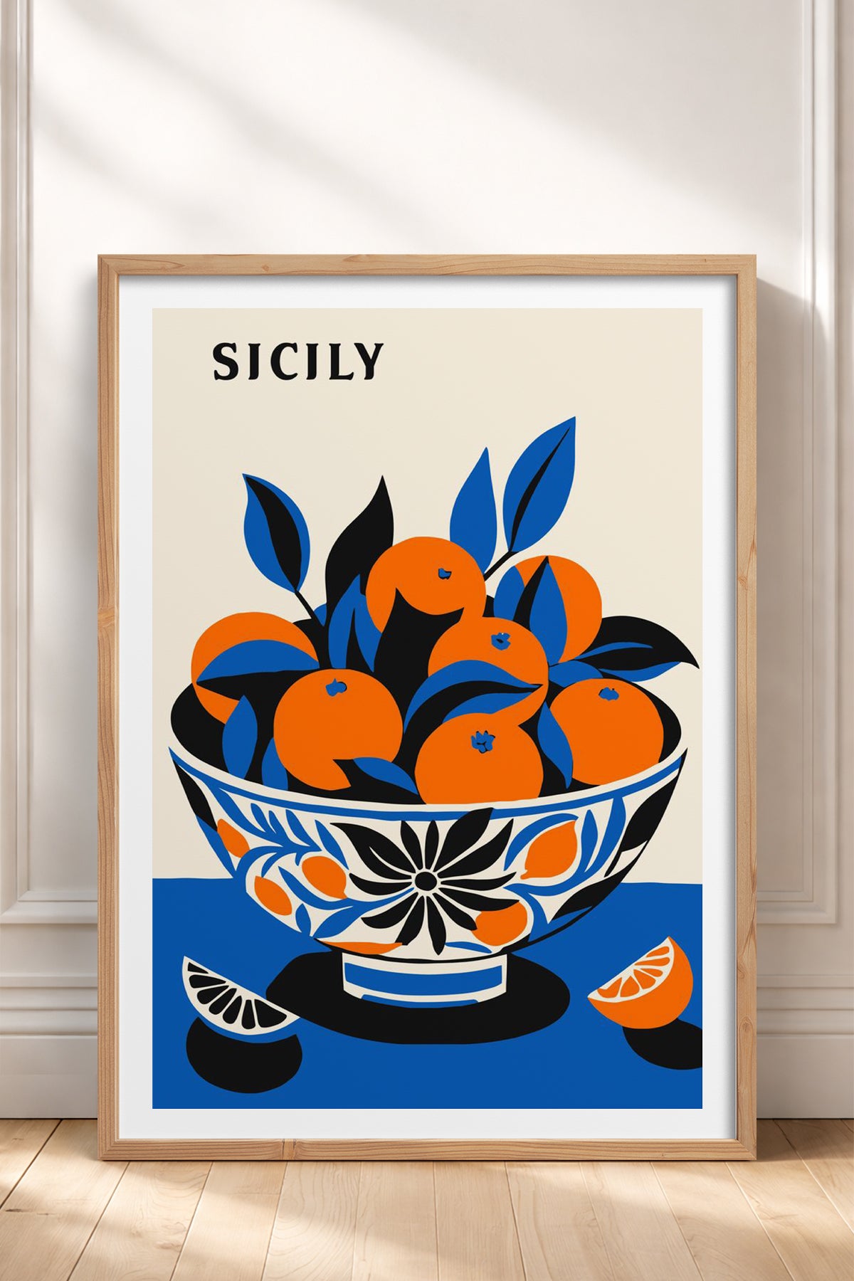 HOMEPACK Ahşap Çerçeveli Tablo Çerçeveli Poster Sanatsal Modern Duvar Dekoru TK-813