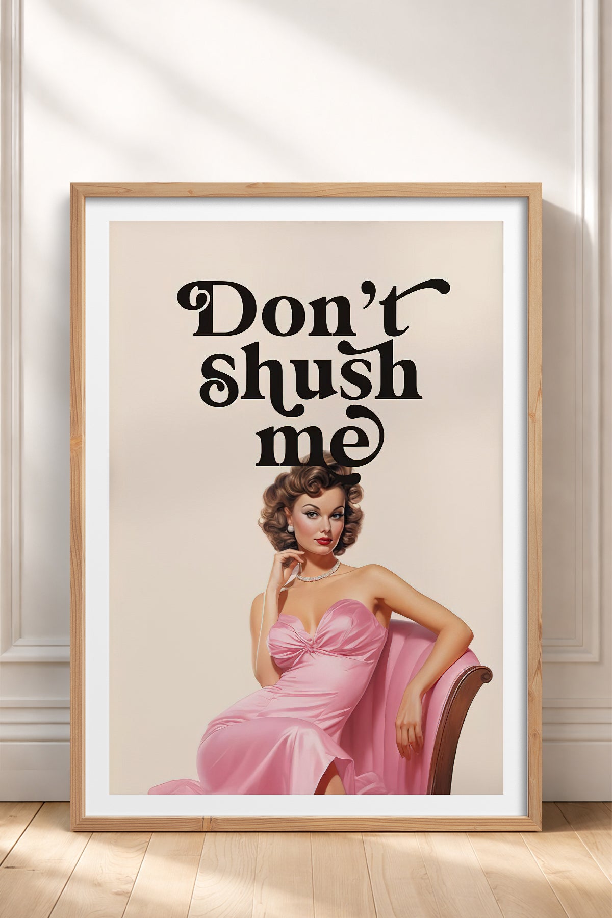 HOMEPACK Ahşap Çerçeveli Tablo Çerçeveli Poster Sanatsal Modern Duvar Dekoru TK-814